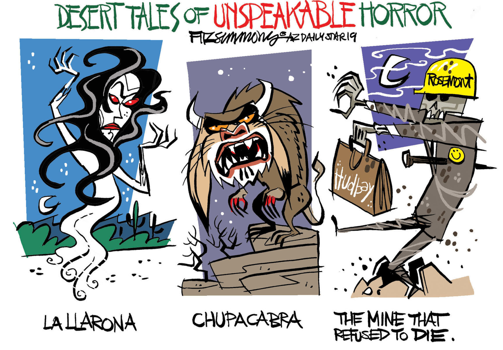 Daily Fitz Cartoon: Halloween Horrors